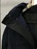 Высочайшее качество Мужские пуховые куртки Весов Homme На открытом воздухе Верхняя одежда на открытом воздухе Большое меховое пальто с капюшоном на белом фоне Фан-Мантон Пальто