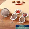 Ball tea infuser with chain stainless steel portable mesh loose leaf filter metal kitchen teaware strainer CJ05 Factory expe6982718