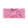 Kids Girls Winter Crochet Warm Headbands Baby Xmas Turbon Knot Knitted Hairband Ear Warmer Children039s Princess Hair Accessori6416240