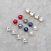 Fashion Pearl Brooch For Women Anti-Exposure Pin Sweater Coat Decoration Pin Zircon Jewelry Cardigan Brooches Accessories