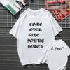 Lil Peep Come Over When You're Sober Tour Concert Vtg Reprint T shirt New Summer Streetwear Camisetas Top Cotton Tshirt Men G1222