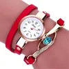 Orologio da polso da donna di moda di marca Orologio da donna casual con diamanti avvolgenti Orologi da polso al quarzo in pelle Orologio Relogio Feminino 2022 2 # Orologi da polso