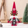 Decorações de Natal Gnome Gnome Feleless Rena Bonecas de Chifres, Decorações Prateleira Casa, Boneca Stuffed Anão, Confortável, Acessórios De Mesa