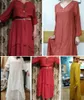 Spring Summer Women Long Cotton Linen Dress White Plus Size False Two Pieces O-Neck Maxi Dresses Office Casual Loose Dress X0521