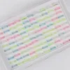 100pcs/lot Fashion Multicolor Luminous Glow In Dark Rings Jewelry For Women Wholesale Party Gifts