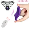 Vibratore della vagina indossabile Massaggio del punto G Giocattoli adulti del sesso per le donne Uova vibranti Mutandine telecomandate Lay On Dildo Ricarica USB