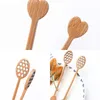 Mignon évider amour en forme de bâton de miel en bois bois cuillère à miel bâton Dipper agitateur couverts accessoires cuisine Gadget GGA4390