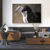 Cavalos árabes Pôsteres Pintura de lona Animal imprime fotos de arte de parede vintage para sala de estar decoração de casa decoração interior