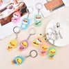 1 PC Miękkie Guma Frosted Luminous Brelok Cute Little Shiba Inu Key Wisiorek Dla Kobiet Keychain Para Najlepsza Przyjaciel Biżuteria Pet G1019