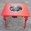Fornello a gas coreano da tavolo in acciaio inossidabile per uso commerciale con coperchio8630912