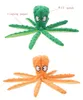 Pet Knuffels Octopus Skin Shell Dog Puzzle Bijtvaste Vocal Toy Leverties voor katten en honden