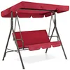 Camp Furniture 3 Seat Swing Canopies Cushion Cover Set Patio Chair Hammock Replacement Waterproof Garden Outdoor