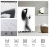 Nude Women Shadow Shower Curtain With Hook Sexy Girl Bathroom Set Non-slip Carpet Toilet Cover Pad Bath Mat for Home Decor 210609228e