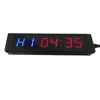 Timers Remote Control Digital Clock Black Alarm LCD Displays Square Electronic Timer Gym Countdown Sports Tools Multifunction Portable