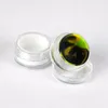 Акриловые силиконовые контейнеры Портативный Stash DAB Инструмент Концентрат Wax JARS 5ML Коробка для хранения нефти Контейнер Мини-банка