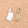 120 adet Antik Gümüş Bronz Kaplama Mutfak Bıçağı Et Cleaver Charms Kolye DIY Kolye Bilezik Bileklik Bulguları 23 * 9mm