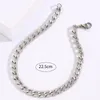 Link Chain BNK Embossed Bracelet 21cm Stainless Steel Color Fastening Titanium Men Kent22