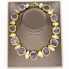 amethyst necklace earring sets