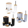 bamboo badkameraccessoires ingesteld