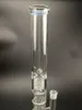 El agua de cristal clara alta Bong la cachimba con los accesorios del tubo que fuma de Perc del panal de los filtros