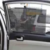 Araba Güneşlik Geri Çekilebilir Otomatik Yan Pencere Sunshades Güneş Gölge Rulo Perde Koruma Ön Cam Film Visor Kör Y5I1