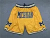 Men's shorts Basketball short North Carolina Tar Heels Just Don Michigan Wolverines Black Mamba Lower Merion High School Pocket Pants