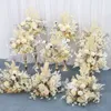 40/50CM New Wedding Road Ball Table Centerpieces Artificial Flower Pink White Silk Party Window Shop Display Props Plants