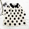 Tjejklänningar för hösten 2020 Nya barnkläder Koreanska Mode Baby Girl Doll Dress Spring Toddler Kids Kläder Q0716