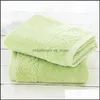 Textiles Maison Gardenfactory Direct Long Staple Cotton Serviette Épaisse Augmentation Plaine Serviettes Haut de Gamme Vente en Gros Personnalisé Drop Delivery 2021 Mdweh