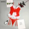 NXY Seksi Set Aduloty Cosplay Noel Eğlenceli Lady Iç Çamaşırı Seksi Dikiş Gece Kulübü Kız Parti Jartiyer Kemer Tanga Erotik Lingerie Suit 1128