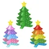 Noel Ağaçları Fidget Reliver Stres Oyuncak Gökkuşağı Noel Baba Itme Kabarcık Antistres Yetişkin Çocuk Duyusal Oyuncaklar