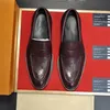 Top Luxury Brands Herren Dressschuhe echtes Lederspitz