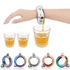 Ny rostfritt stål höftkolv armband form whisky drinkware tratt vinflaska uppsättning blandad flaska 3,5 oz whisky vodka alkohol