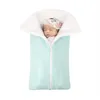 Baby Sleeping Bag Soft Blankets Infant Stroller Sleepsack Footmuff Thick Swaddle Wrap Knit Envelope ZYY795