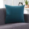 Solid Color Throw Pillow Coat Cushion Soffa Office midja ryggstöd 03235V