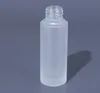 200PCs 30ml frost transparent glas eterisk oljekolv med dropper, 1oz kosmetisk förpackning glasflaska sn6132