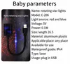 Bil USB Ambience Laser Inredning Roterande Ljus Tak Dekoration Lampa Atmosfär Stjärnprojektion Lights Night Starry Lampor C208 C206