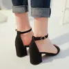 Hot Summer Women Shoes Pompy Dress High Heels Boat Wedding Tenis Feminino z Peep Toe Casual Sandals Y0721