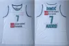 Real Madrid Euroliga Europa Baloncesto 7 Luka Doncic 77 Eslovenia Equipo nacional Jersey Hombres Azul Blanco Visitante Color Camisa transpirable para fanáticos del deporte Calidad superior