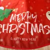Najnowsza spódnica choinkowa Kreatywne Wykwintne druk drzewa Dolne dekoracje świąteczne