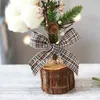 Kerstdecoraties Scène Lay-out Potplanten 25 cm Mini Kerstboom Happy Party levert 3 Stijl T2I52441