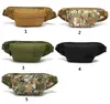 Camo Tactical Waist Bag Vattentät Oxford Material Utomhus Sport Bröstkassar Vandring Camping Cykling Jakt Fiske Sling Pack Telefon Påse Ryggsäck