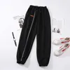 Vår sommar sweatspants kvinnlig lös plusstorlek Streetwear Sport Pant Baggy Fashion Oversize Sports 210531