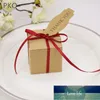 Gift Wrap 50pcs White Brown Paper Wedding Favor Box Mini Candy DIY Cookie Boxes Party Supplies1 Factory price expert design Quality Latest Style Original Status