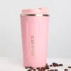 Tasse thermique de bière avec couvercle, tasse à café, bouteille isotherme, gobelet en acier inoxydable, flacon sous vide Portable pour voiture, verres anti-fuite