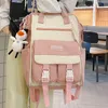 Rucksack Kawai Preppy Women Candy Colors Backpacks Fancy High School Bag Bookbag 4022962