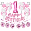 37 Stück 1. 1 2 3 4 5 6 7 8 9 10 18 21. 30 40 50 Jahre Happy Birthday Zahlenballons Set Partydekorationen Kinder Mädchen Erwachsene Frau 210626