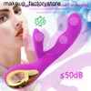 Массаж кролика Vibrator G Spot Dildo для женщин 10 мод вибрации Водонепроницаемый кролик Персональный клитор секс-игрушки