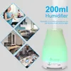 Lampade per fragranze per la casa 110V 11W 200ml Diffusore di aromi in plastica indipendente con telecomando bianco Luce colorata