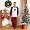 Familie Passende Weihnachten Pyjamas Mutter Kinder Kleidung Sets Kinder Nachtwäsche Kinder Pyjamas Mutter Tochter Elf Deer Pjs 210929